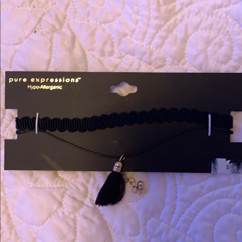 Pure expressions hypoallergenic choker set of 2